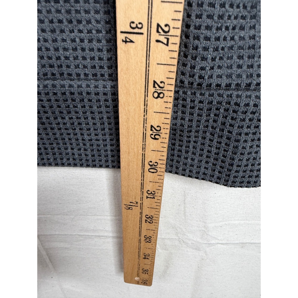 New Andree Oversized Waffle Knit Short Sleeve Hoodie Poncho Top size 2X/3X Grey - Picture 8 of 8